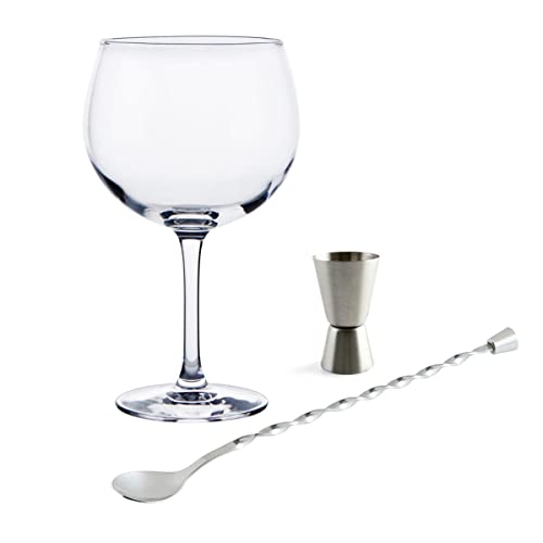 Luminarc - Fiesta Combinados, Set Per Cocktail Da 6 Pz., Incl. 4 Bicchieri, Misurino E Cucchiaino
