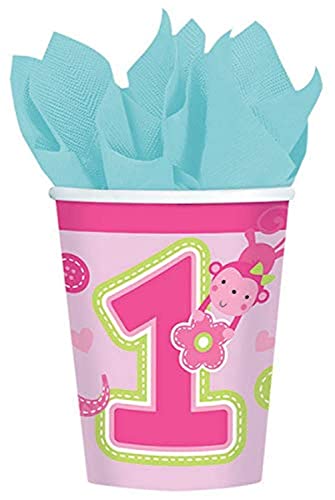 Amscan International – Bicchieri Di Carta 266 Ml One Wild Girl