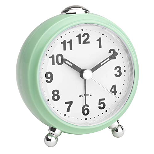 Tfa Dostmann Sveglia Analogica, Stile Retrò, Movimento Silenzioso, Plastica, Menta, 83 X 53 X 92 Mm (Lunghezza X Larghezza X Altezza)