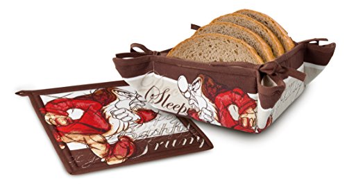 Egan Set Porta Pane, Sotto Pentola 7 Nani Brontolo