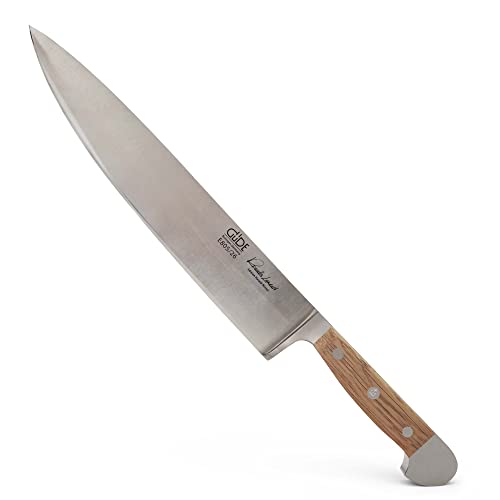 Güde Alpha Barrel Oak Coltello Da Cuoco Con Manico In Quercia, Adulto, Quercia, Lunghezza Lama 26Cm