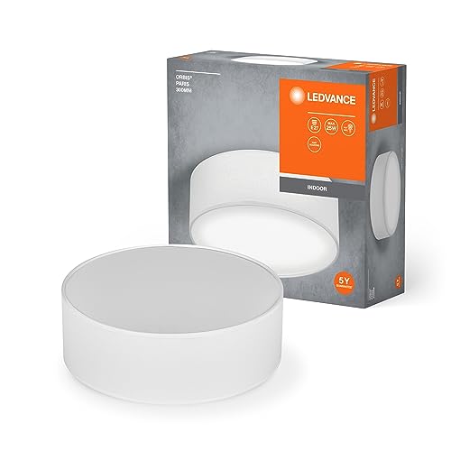 Ledvance Orbis Paris Light Affermazione 30Ledvance Mm, Bianca, Presa E27, Design Ottimo, Schermo In Tessuto, Adatto Interni, Round, Classe Protezione