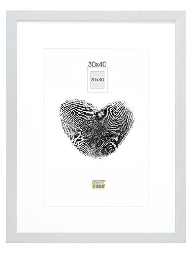 Deknudt Frames S66Kd1-P1-30.0X40.0 - Cornice Quadro / Foto Basic, Bordi In Legno/Mdf, Colore Argento, 30 X 40 Cm