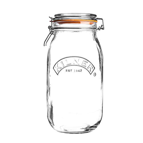 Kilner Barattolo Di Vetro Per Conserve, Trasparente, 3 Litri