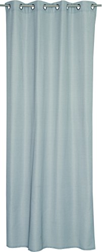 Schöner Wohnen, Tenda Con Occhielli, 100% Poliestere, Grigio Chiaro, 250 X 140 Cm