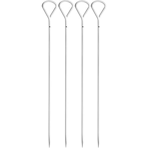 Wmf Bbq Grillspieße Edelstahl 4-Teilig, 37 Cm, Spiedini Di Frutta, Acciaio Inox 18/8