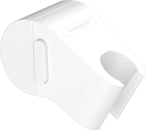 Hansgrohe Wallstoris Supporto Per Soffione Doccia, Regolabile In Altezza, Bianco Opaco