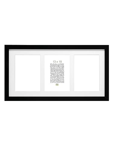Deknudt Frames S66Ka3 13 X 18 Cornice Nero Di Legno