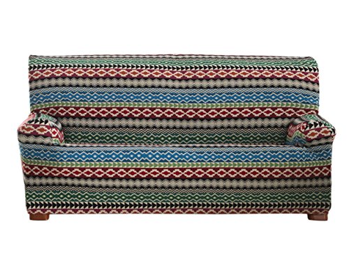 Eysa Kilim – Copridivano Elastico, Colore: Blu 3 Posti Blu