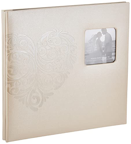 Pioneer Photo Albums-Album Per Foto Rilegato Mb-10Ew Con Cornice Nera E Libro Dei Ricordi Per Matrimonio, 30,48 Cm X (12") 30,48 (12") Cm, A Forma Di