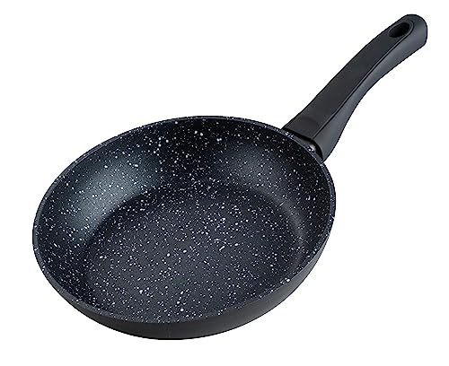 [Esclusiva Amazon]- Fackelmann Padella Marble 20 Cm, Padella Antiaderente In Alluminio Riciclato Al 90% Con Manico Ergonomico In Plastica, Piccola Pad