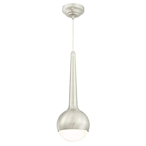 Westinghouse 6329740 Lampada A Sospensione Led Per Interni Monoluce, Nichel Spazzolato