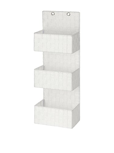 Wenko Set Portaoggetti Da Bagno 2 Pezzi Bianco