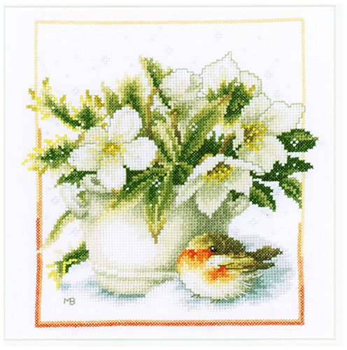 Lanarte Sheltering Robin (Aida), Cotone, Bianco