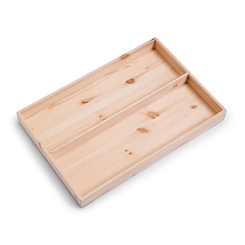 Zeller Present Schöner Leben. Praktisch Wohnen. Inserto Per Tablet, Legno, Naturale, 55 X 37 X 5 Cm