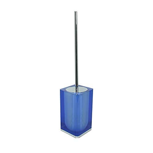 Gedy 7333-05 Iceberg Wc Colore Blu, Misure 47X10X10 Cm & 1,41 Kg, Scopino Da Appoggio In Resina Resistente Di Alta Qualità, Anni Di Garanzia 2, Design