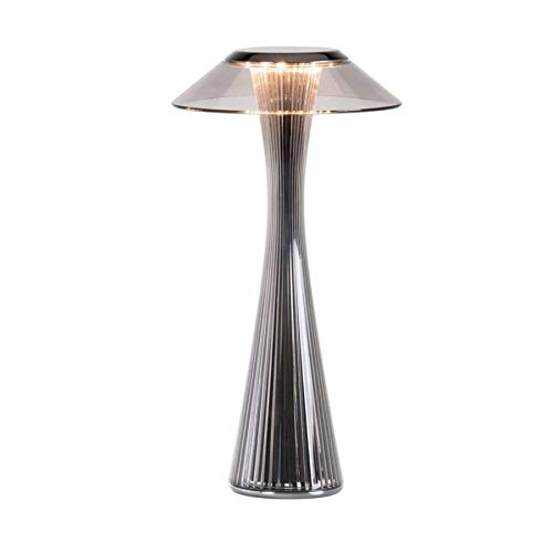 Kartell Space Lampada Da Tavolo, Titanio, 15ⵁX30 Cm [Classe Di Efficienza Energetica E]