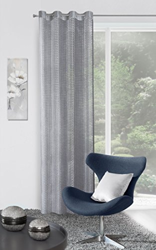 Eurofirany Fir/Agnes/St Tenda, Plastica, Grigio, 140 X 250 X 0,3 Cm