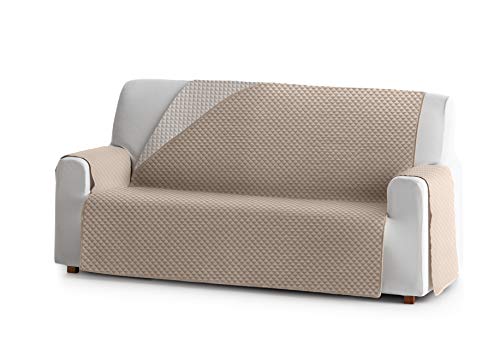Eysa Italia Oslo Salva, Microfiber, C/1 Beige-Greggio, 4 Posti 190Cm. Adatto Per Divani Da 210 A 250 Cm