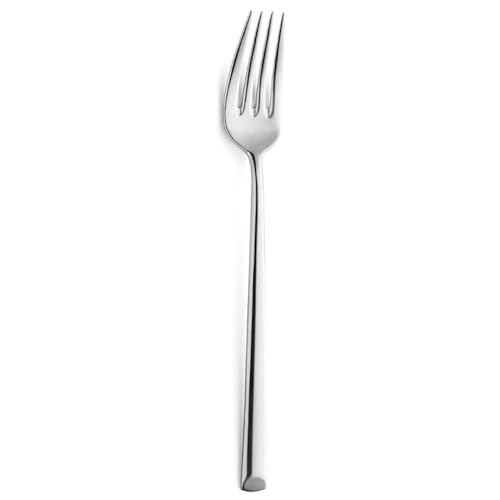 Amefa Metropole Set 12 Forchette Da Tavolo, In Acciaio Inox 18/10, Lunghezza 211 Mm, 18/10_304, Nero