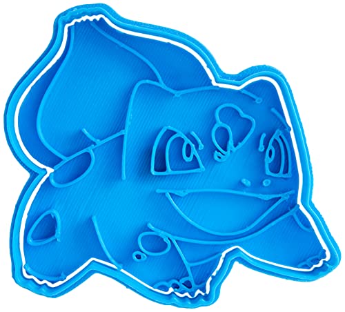 Cuticuter Bulbasaur Pokemon Taglierina Per Biscotte, Plastica, Blu, 8 X 7 X 1,5 Cm