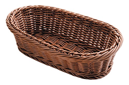 Lacor-Cesto Da Pane Ovale, Colore: Marrone 28 X 16 X 8 Cm