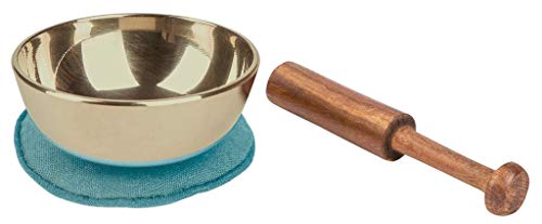 Moses. Omm For You - Mini Campana Tibetana Con Martelletto In Legno E Cuscino, In Metallo Colato, In Confezione Regalo