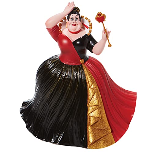 Enesco Disney Showcase Couture De Force Alice Nel Paese Delle Meraviglie Regina Dei Cuori, 20,5 Cm, Multicolore