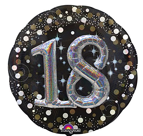 Adult Gold 18Th Celebration Foil Balloon