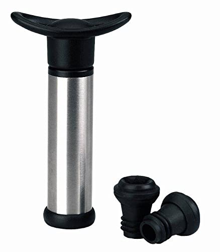 Lacor 63033- Pompa Sottovuoto Per Vino Manuale Con 2 Tappi