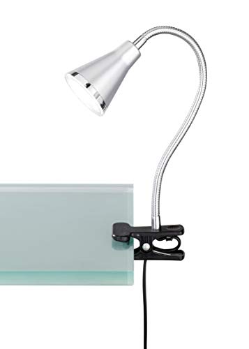 Reality R22711187 Arras Lampa A Morsetto, 1X3.8 W, Titanio, Diametro 7 Cm