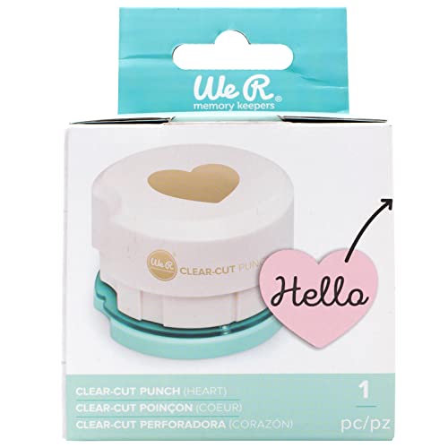 We R Memory Keepers Clear Cut Punches, Plastica, Multi-Colour, 9.3 X 7.1 X 9.3 Cm, Multicolore, Taglie Unica