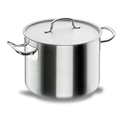 Lacor 50123 Chef - Pentola Bassa In Acciaio Inox, Diametro: 24 Cm