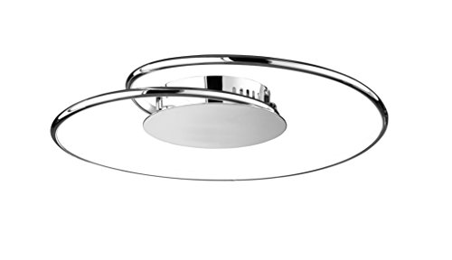 Wofi Lampada Da Soffitto Integriert, 16 W, Chrom, Ø 45 Cm