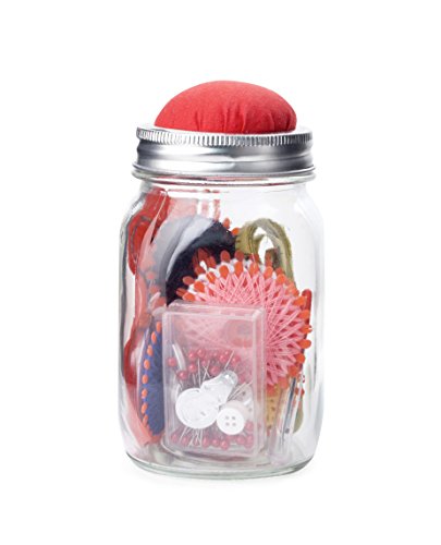 Kikkerland Er35 Mason Jar Sewing Kit