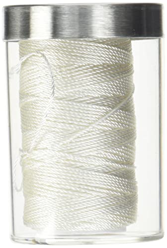 Ibili Hilo De Cocina Con Dispensador 60 M, Stainless Steel, Bianco/Trasparente/Grigio, 4 X 4 X 8 Cm