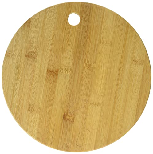 Fackelmann 37723 Tagliere, Bamboo, Marrone, 24 X 24 X 1 Cm