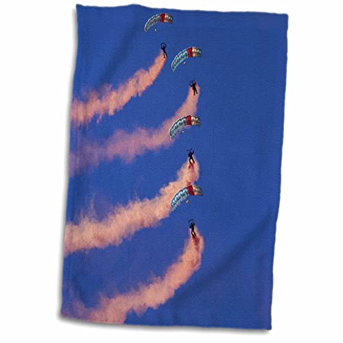 3Drose Rnzaf Sky Diving, Warbirds Over Wanaka, Nuova Zelanda, Au02 Dwa7120, David Da Parete, Colore: Bianco, 15 X 55,9 Cm
