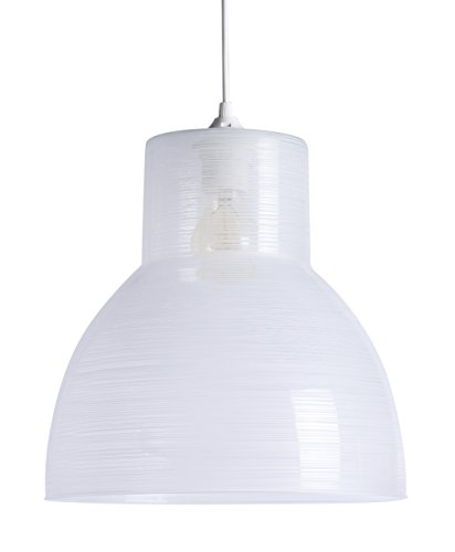 Lussiol Studio Wave Sospensione, Bianco, Ø 30 X H 30 Cm
