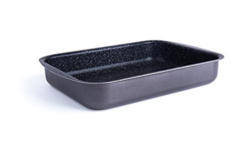 Excelsa Rock'N Cook Lasagnera, 30 X 22 Cm, Alluminio, Nero