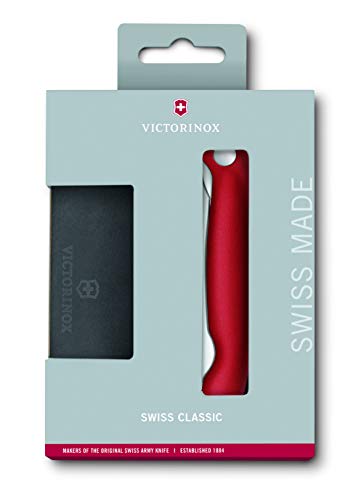 Victorinox Swiss Classic Folding Paring Knife And Chopping Board Set, Red