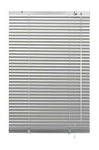 Deco Company 23-3053 Veneziane Con Morsetto, Alluminio, Argento, 80 X 175 Cm