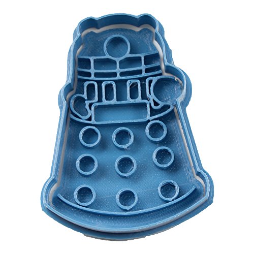 Cuticuter Doctor Who Dalek Di Biscotti, Blu, 8 X 7 X 1.5 Cm