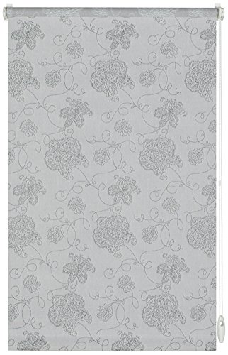 Gardinia Easyfix Tenda A Rullo Con Morsetto Di Fissaggio O Adesiva, Tessuto, Grigio, 75X150