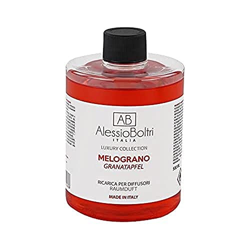 Ab Alessio Boltri - Ricarica Per Diffusori Luxury 500 Ml, Profumazione Melograno