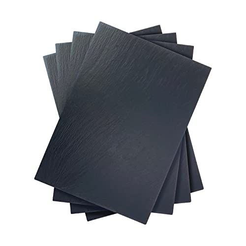 Lebrun 410220150104 - Tavoletta Rettangolare In Ardesia, Dimensioni: 20 X 15 Cm, Confezione Da 4