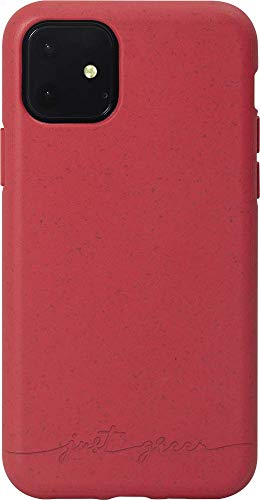 Just Green Biodegradable Coverfor Iphone 12 Pro Max - Red