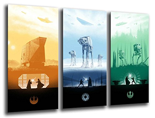 Quadro Da Parete, Star Wars, Darth Vader, 97 X 62 Cm, Stampa In Legno, Formato Xxl, Stampa Artistica