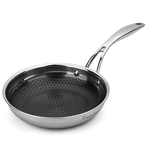 Stanley Rogers Padella In Acciaio Inox Dal Diametro Di 20 Cm, Innovativa E Moderna Con Rivestimento Antiaderente, Adatta Per Fornelli In Vetroceramica