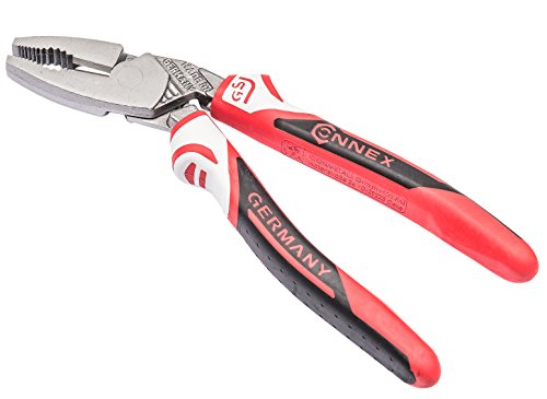 Connex Coxt111090 - Pinza Universale Inclinata, 190 Mm, In Acciaio Speciale Per Utilizzo Professionale, Impugnatura Ergonomica Con Rivestimento Premiu
